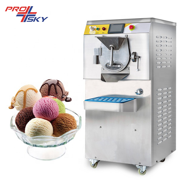 Máquina de helado de enfriamiento de aire táctil para el hogar