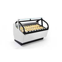Prosky Mini Supermarket Refrigery Showcase Gabinete de pantalla de helado de paletas a baja temperatura